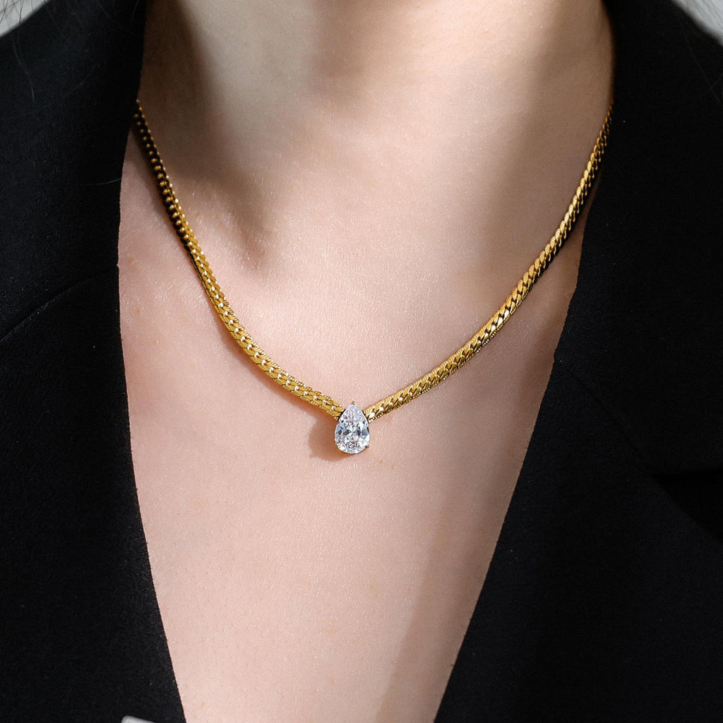 Luxury Promise Drop Necklace