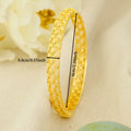 Elegant Gold-Tone Bangle Bracelet