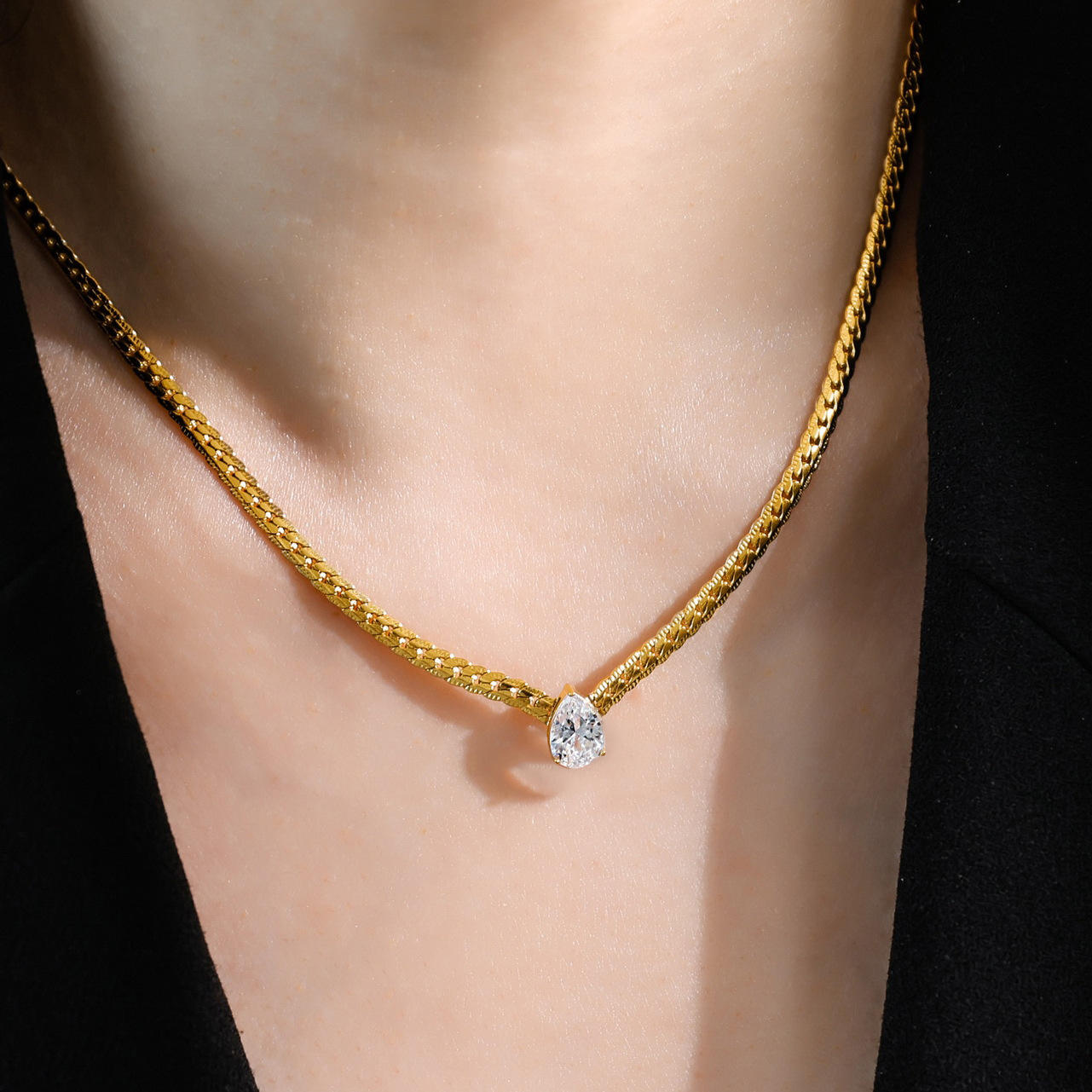 Luxury Promise Drop Necklace