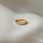 Minimalist Channel Gold Ring